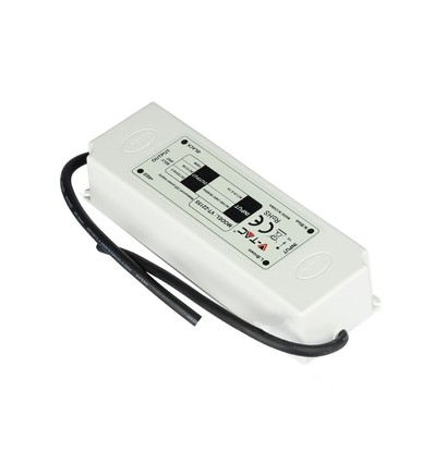 150W / 12V DC voeding - 12.5A, IP67 waterdicht, kunststof, 5 jaar garantie