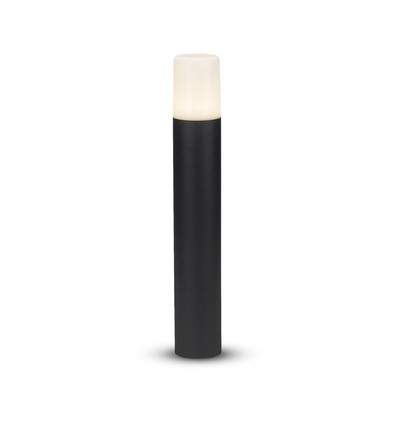 Borne lumineuse GU10 50cm - IP54 extérieur, ronde, noir, aluminium, sans source lumineuse