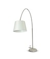 E27 gulvlampe med marmorfod, 192cm - Elfenben, metal, max 60W, uden lyskilde