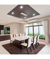 GU10 Bronse Downlight - Firkantet, hull: Ø7,4 cm, mål: 8,2 x 8,2 cm