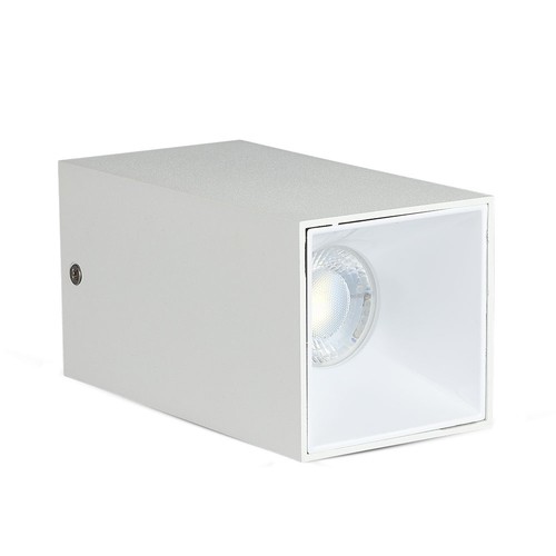 Vt-882 lampe GU10 - carrée, blanche+blanche