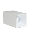 Vt-882 lampe GU10 - firkantet, hvit+hvitt