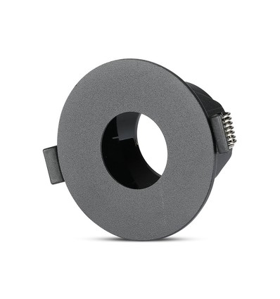 GU10 innbyggingsspot - Rund, sort/sort, aluminium, Ø8,3 cm, hull: Ø7,5 cm, uten lyskilde