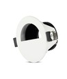 Luminaire GU10 demi-rond - Blanc/noir, aluminium, IP20 intérieur, sans source lumineuse