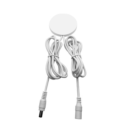 Skjult touch-dimmer for LED - Hvit, 12V (72W), 24V (144W), opptil 2,5cm tykkelse