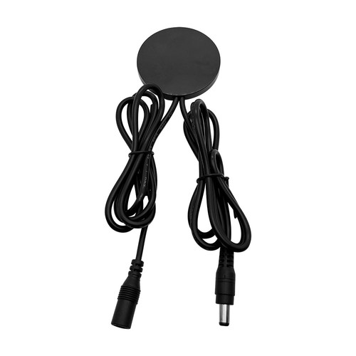 Skjult touch-dimmer for LED - Sort, 12V (72W), 24V (144W), opptil 2,5cm tykkelse