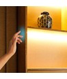 Skjult touch-lysdæmper til LED - Kapacitiv, Sort, 12V (72W), 24V (144W), op til 2,5cm tykkelse