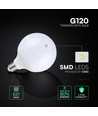 Ampoule LED Globe E27 22W G120 - Samsung LED chip, 2650lm, plastique blanc, blanc chaud