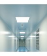 60x60 LED paneel, 40W - Hoogte: 18mm, 120 lm/W, slim, witte rand