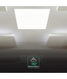 60x60 LED Paneel, 40W - 120 lm/W, 5 jaar garantie, witte rand