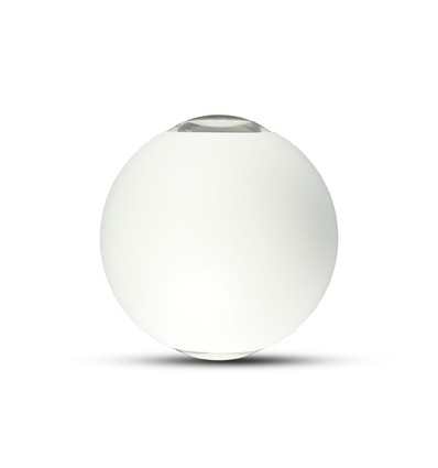 VT-836 Applique LED 6W - haut-bas, 3000K, boîtier blanc, IP65