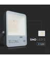 30W LED projektør med skumringsrelæ - Samsung LED chip, 100lm/W, IP65, kold hvid, sort kabinet