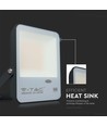 30W LED projektør med skumringsrelæ - Samsung LED chip, 100lm/W, IP65, kold hvid, sort kabinet