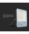 30W LED projektør med skumringsrelæ - Samsung LED chip, 100lm/W, IP65, kold hvid, sort kabinet