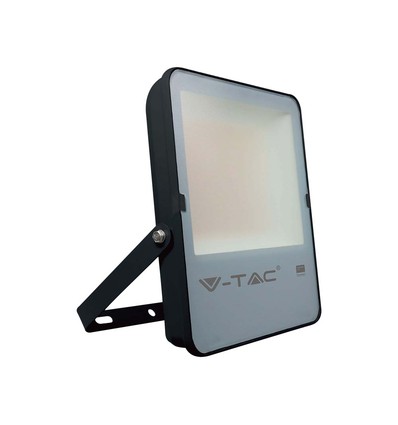 200W Samsung LED strålkastare - 137lm/W, IP65, svart hölje, ultra-thin, utomhus