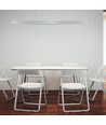 120cm 40W LED lineært pendel armatur - Samsung LED chip, hvid, 4000K, flicker free, inkl. wireophæng