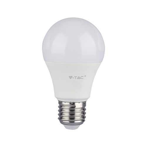 3 stk. E27 10,5W LED pære - A60, 100lm/W, 3-pak, mat glas