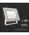 Projecteur LED 10W - IP65, blanc, 3000K, 110 degrés, extérieur