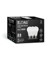 A65 VT-2015 LED 15W E27 - plastic lamp, 6500K, 200°, 3 stuks per verpakking