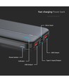 10000mAh Powerbank, 22.5W PD - Ultra-fin, noir, fast charging, indicateur LED