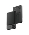 10000mAh trådløs magnetisk powerbank, 20W - Ultra-tynd, aluminium, MagSafe, digitalt display, space grey