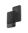 Powerbank ultra mince 9 mm - 5000 mAh, Mag Safe, alliage d'aluminium, magnétique, charge rapide sans fil, gris spatial