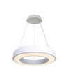 Suspension design LED 60cm 50W, dimmable - 4000K, 6100lm, blanc, Triac dimmable