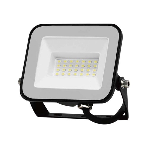 30W LED breedstraler, Samsung LED chip - IP65, zwart, 3000K, PRO-Series, buiten