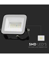 30W LED lyskaster, Samsung LED chip - IP65, sort, 3000K, PRO-Series, utendørs