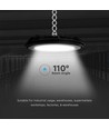 High bay LED UFO 100W - 85lm/W, IP65, 110 degrés, 4000K