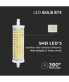 R7S 118mm / 16W LED lamp - 2000lm, 360 graden, vervangt 126W halogeen