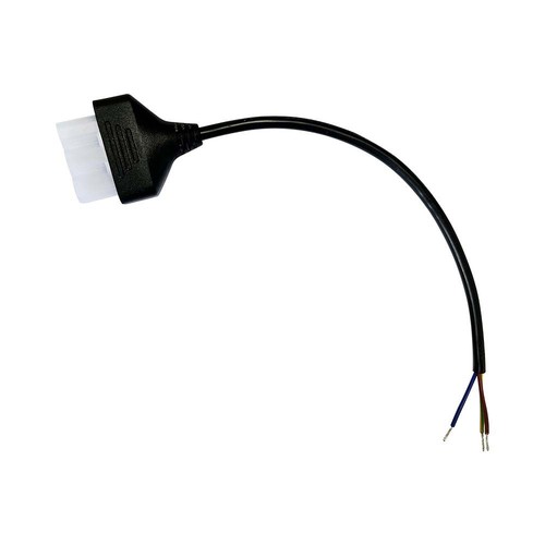 0,3m strömkabel för VT4140, svart - 3x0,75mm²