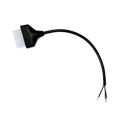 Câble d'alimentation 0,3m pour VT4140, noir - 3x0,75mm²