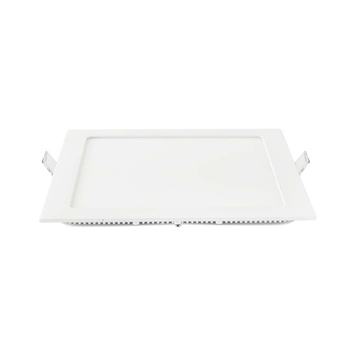 6W Fyrkantig LED infälld panel - 490lm, 6400K, Hål: 11x11 cm, Mått: 12x12 cm, flicker free