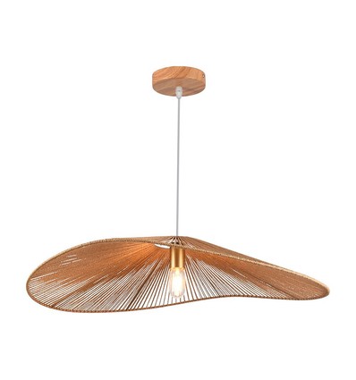 Suspension design E27 en corde - 1 mètre, max 40W, IP20, Ø80cm, 2 ans de garantie