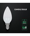 Ampoule LED E14 5,5W flamme - 470lm, 200°, remplace 40W