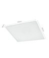 6x LED paneler 60x60 i ramme - Højde:28mm, 40W, til direkte montering