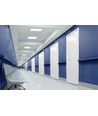 6x LED-panelen 60x60 in frame - Hoogte:28mm, 40W, voor directe montage