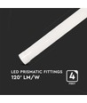 6x 120cm compleet LED-armatuur - 40W, 3 jaar fabrieksgarantie, 230V