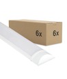 6x 40W luminaire LED complet - 120 cm, 3 ans de garantie, 230V