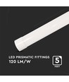 6x Réglette LED 50W complète - 150 cm, garantie fabricant 3 ans, 230V