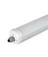12 stk. V-Tac vandtæt 48W komplet LED armatur - 150 cm, 120lm/W, IP65, gennemfortrådet 230V