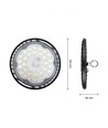Suspension industrielle LED 105W (High Bay), 105lm/W - angle de diffusion 70°, IP65, IK06