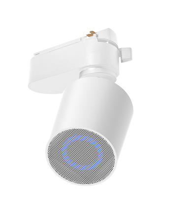 Bluetooth højtaler til 1-faset skinner - Hvid, 10W, 1F3W