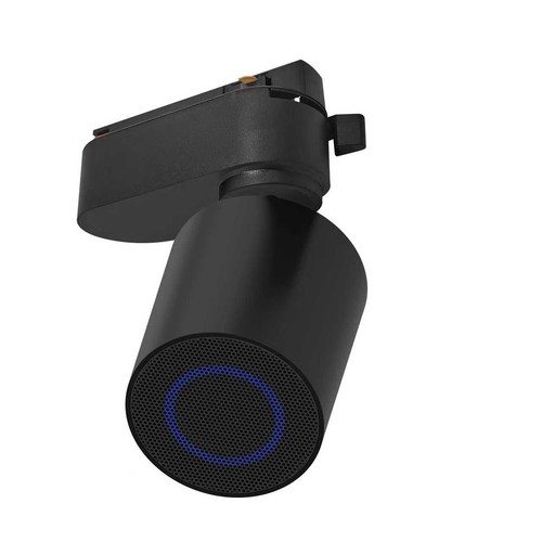 Bluetooth-høyttaler for 1-fase skinner - Sort, 10W, 1F2W