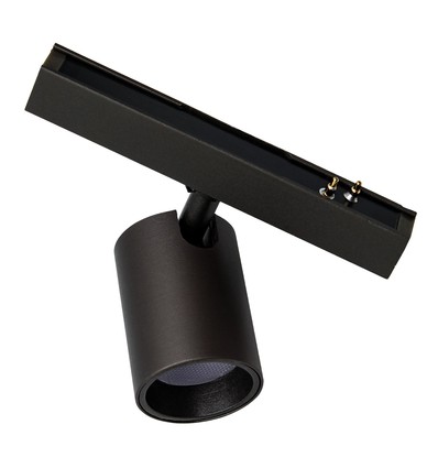 Magnetisk Mini LED skinnespot - Antrasitt, 1W, Passer til PicoTrack 2 skinner, RA92, 12V