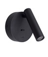 LEDlife zwarte leeslamp - 2,5W, RA90, voor wandmontage