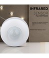 V-Tac rörelsesensor LED-vänlig, vit, PIR infraröd