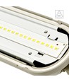150cm 52W Limea Gigant komplett LED armatur - 8900lm, IP65, IK10, 4000K, vidarekopplingsbar