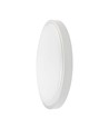 Plafonnier LED 36W - IP44, Ø35cm, hauteur : 6,1cm, bord blanc